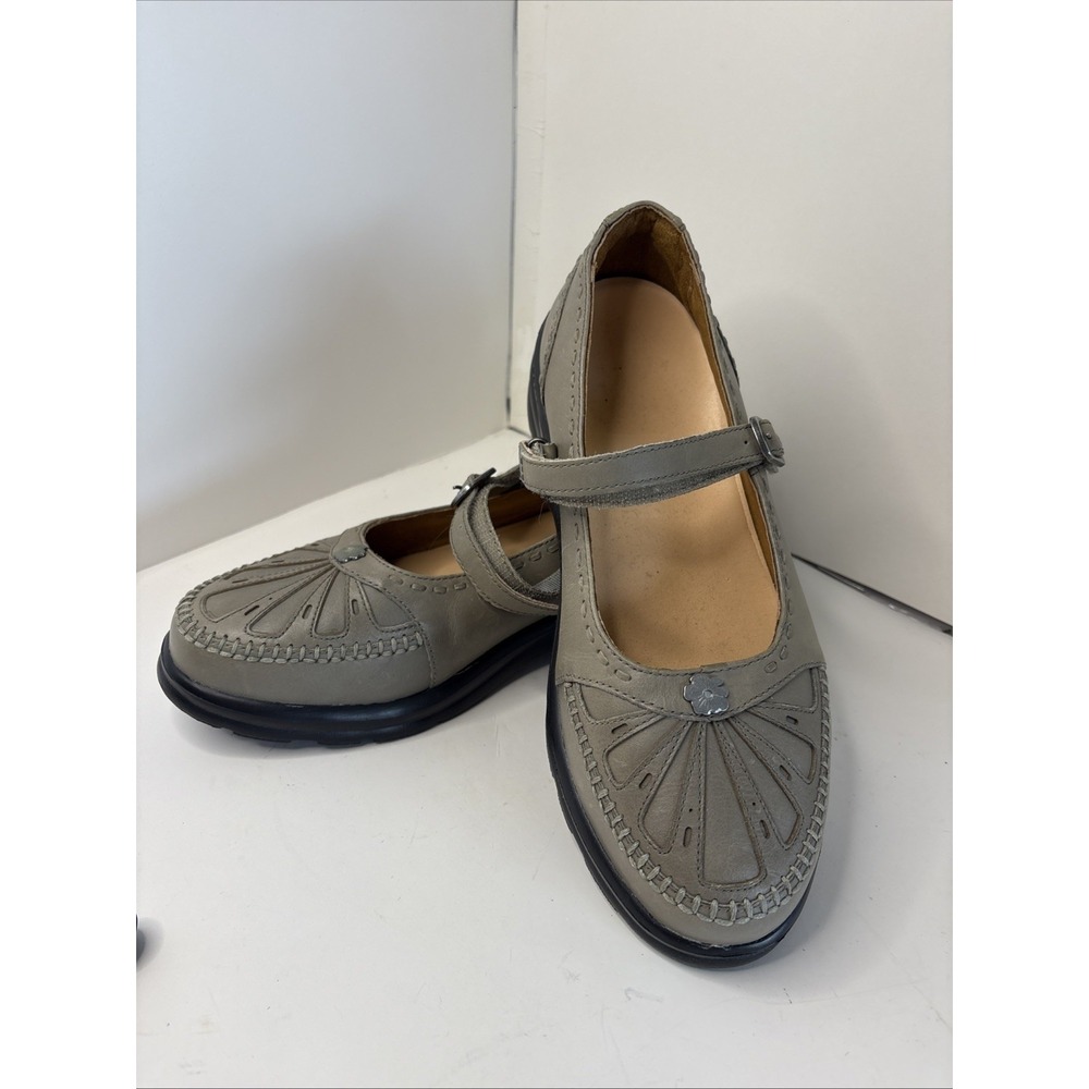 Dr. Comfort Paradise 2105 Womens 8.5 Wide Pewter Leather Diabetic Mary Jane Shoe